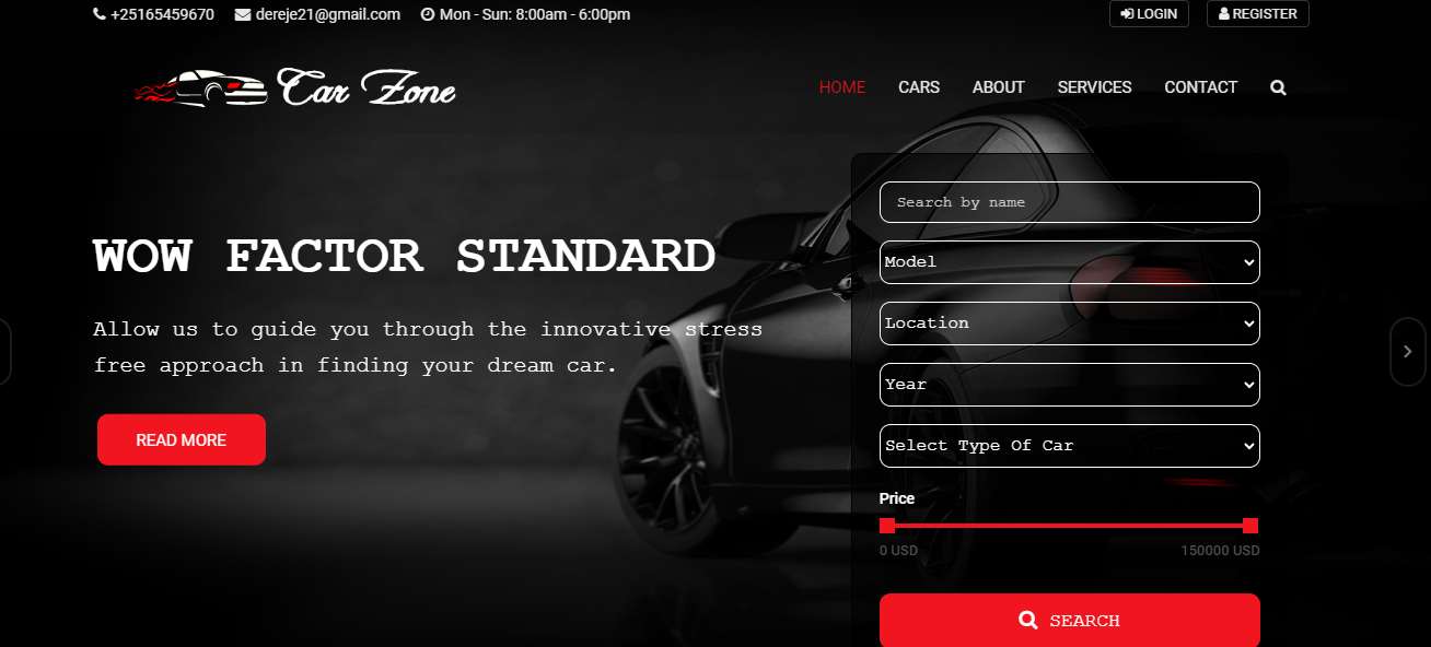 Car Selling Website