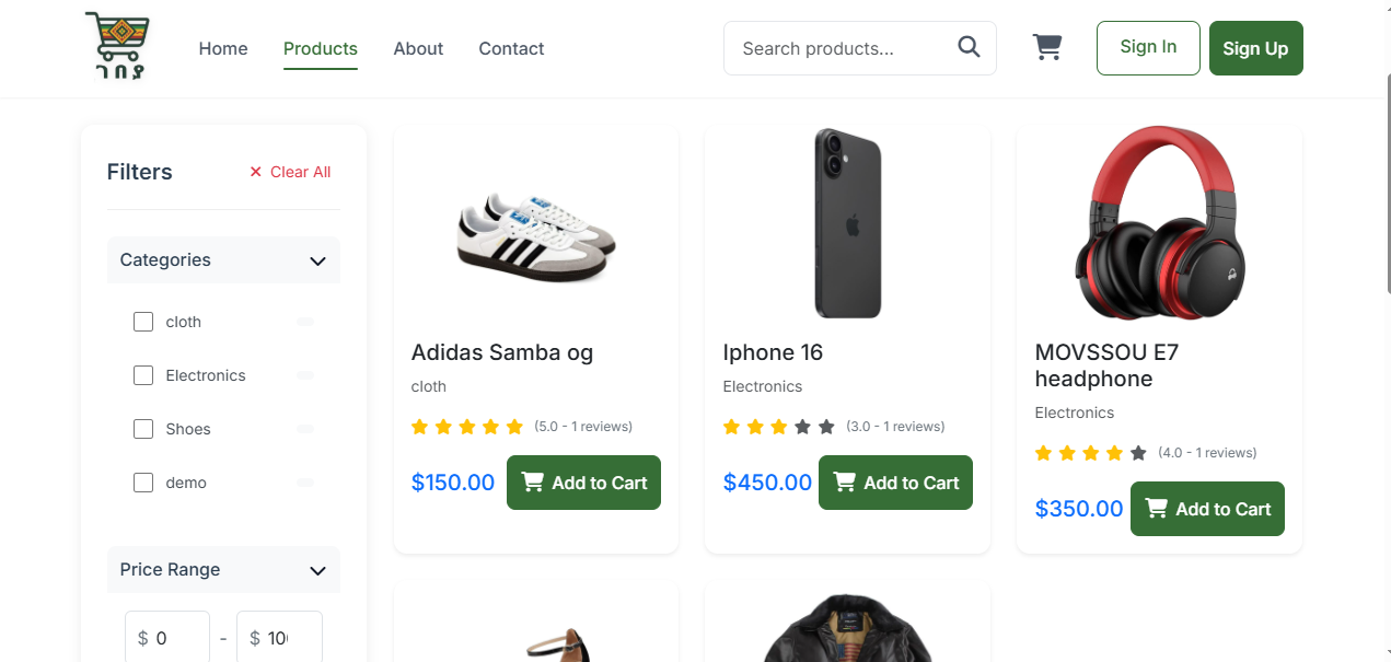 E-commerce Website